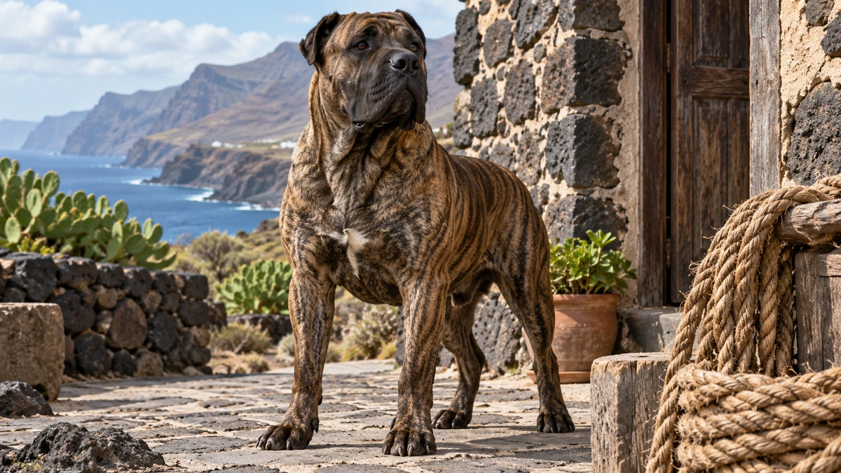 Presa Canario köpek — ırkın tarihi ve kökeni