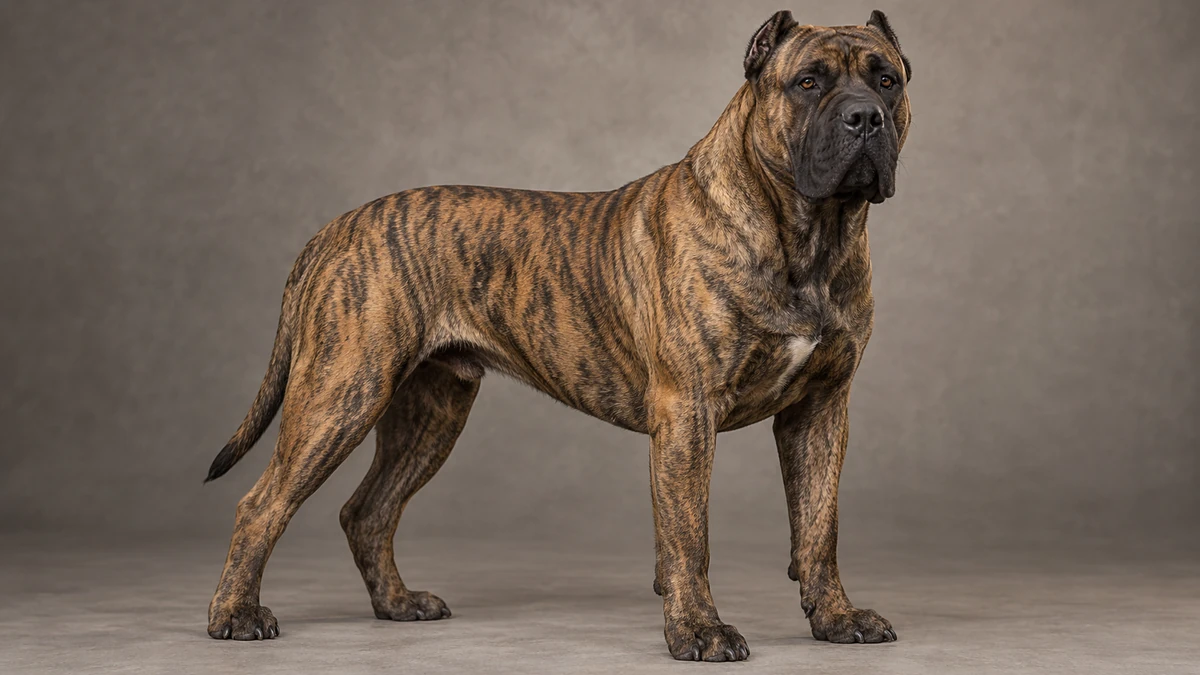 Presa Canario köpek — brindle (klasik) renk