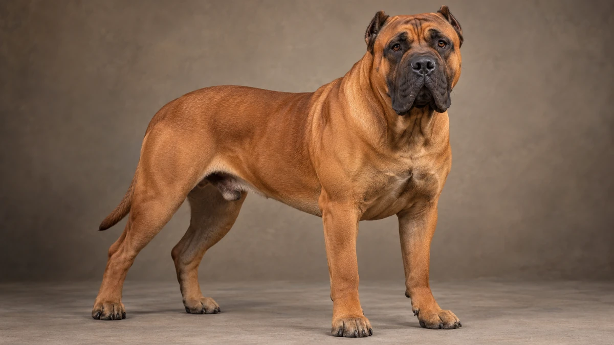 Presa Canario köpek — kızıl fawn renk