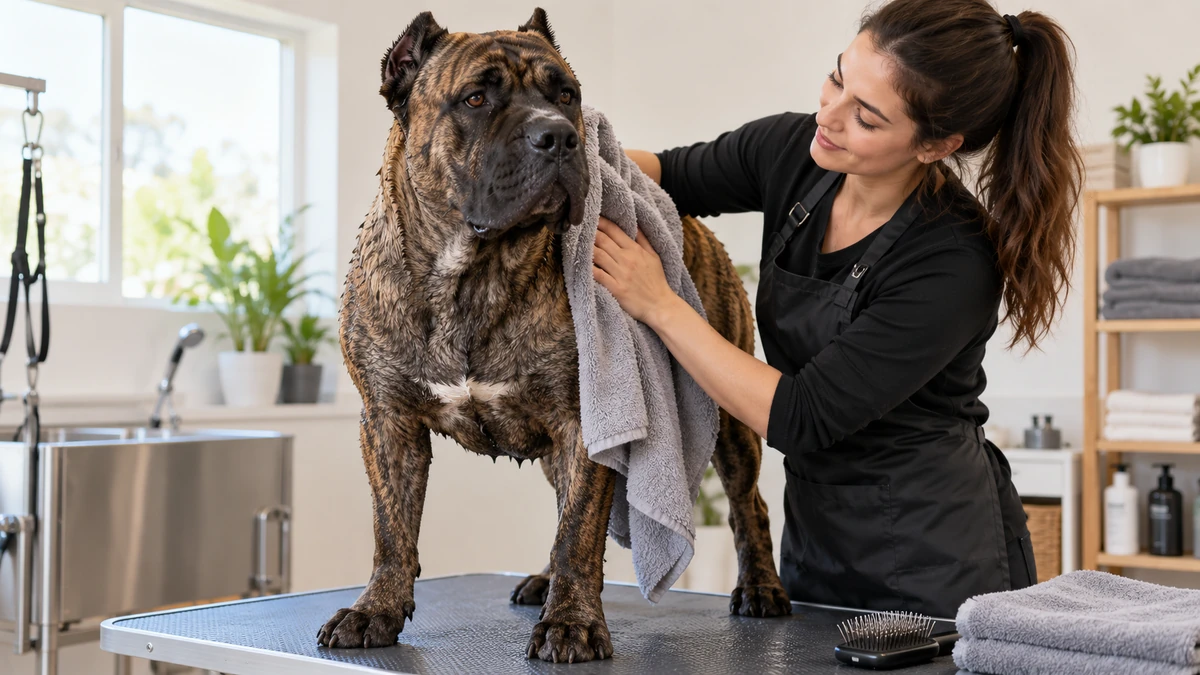 Presa Canario köpek — bakım ve tımar